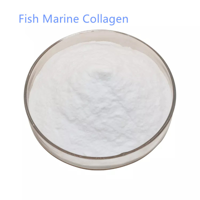 Cosmetic Pure Plant Extracts Hydrolyzed Fish Marine Collagen