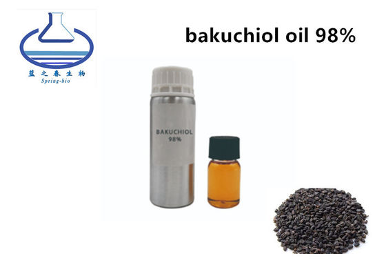 Cosmetics Ingredients Bakuchiol Oil Psoralea Corylifolia Extract 98% CAS NO.10309-37-2
