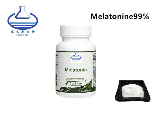 99% φυσικό Melatonin Gummies CAS 73-31-4 για τη βελτίωση του ύπνου