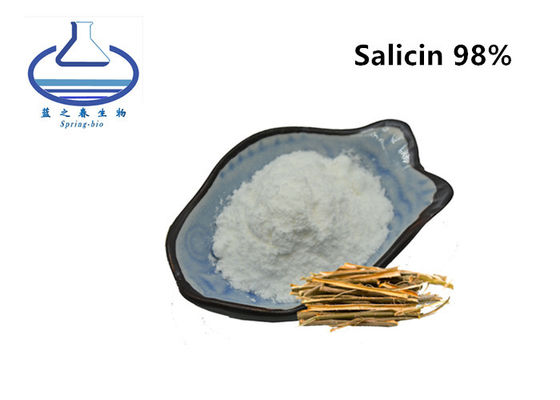 Αντι εμπρηστική άσπρη σκόνη 138-52-3 Salicin 50% 98% ιτιών